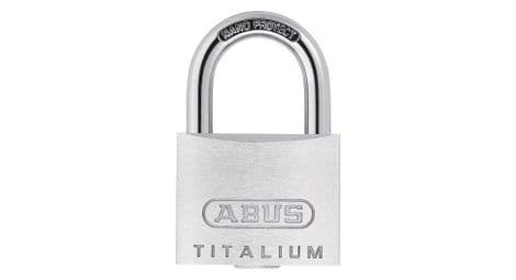 Abus cadenas titalium 64ti/25 - gris, 25mm - serrure à clé, longueur 3cm