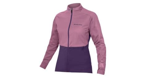 Veste manches longues femme endura windchill ii violet