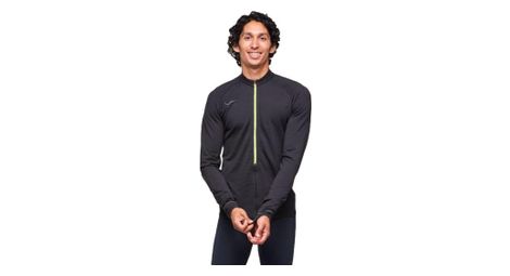 Hoka basezip 1/2 zip top black uomo