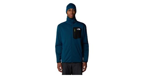 The north face crest full zip polare blu