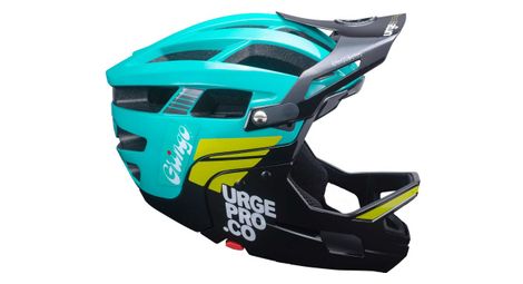 Casque avec mentonniere amovible urge gringo de la pampa bleu noir