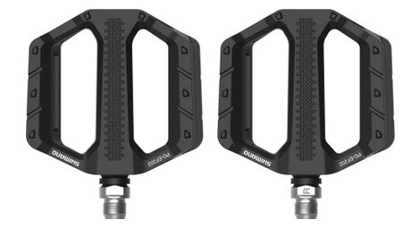 Paire de pédales plates shimano pd-ef202 noir