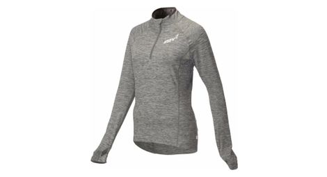 Haut 1 2 zip femme inov 8 train elite gris
