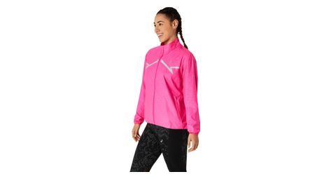 Asics run lite-show windjacke rosa damen s