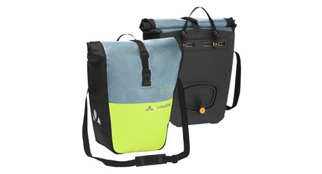 Paire de sacoches de porte-bagage vaude aqua back color bleu/vert (x2)
