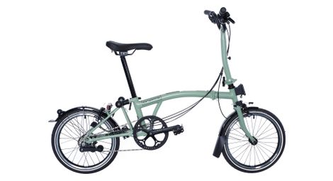 Brompton c line explore mid folding bike brompton 6v 16'' verde - prodotto ricondizionato