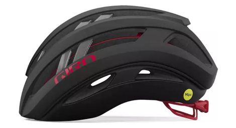 Casco giro aries spherical mips negro mate carbono / rojo