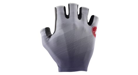 Gants courts unisexe castelli competizione 2 gris