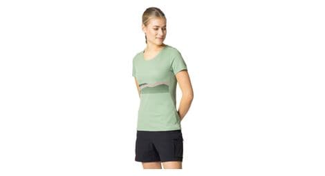 Maillot manches courtes odlo f-dry ridgeline femme vert