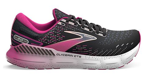 Brooks glycerin gts 20 laufschuhe schwarz rosa damen