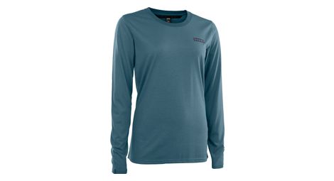 Maglia a manica lunga ion s_logo blue da donna