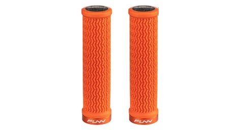 Paire de grips funn holeshot 130mm orange