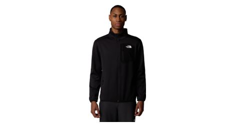 The north face crest full zip polare nero