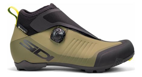 Zapatillas mtb sidi hiemex invierno verde/negro