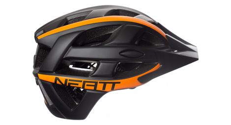 Casco MTB Neatt BasalteRace Negro Naranja