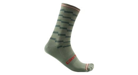 Castelli unlimited 18 unisex sokken groen
