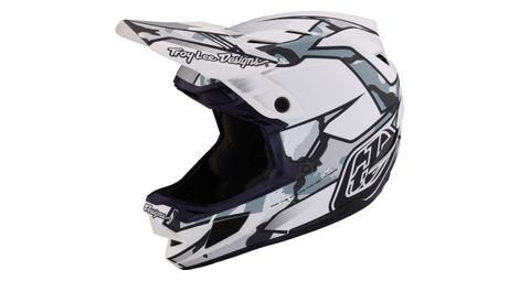 Casque integral troy lee designs d4 composite mips matrix camo blanc