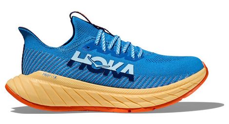 Chaussures de Running Hoka Carbon X 3 Bleu Orange