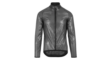 Assos mille gt clima evo water-repellent windbreaker jacket black series