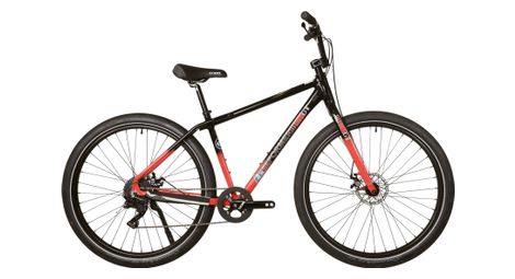 velo de ville gt street performer 29 fade noir rouge