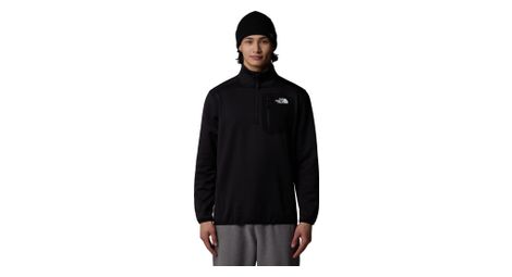 The North Face Crest 1/4 Zip Fleecejacke Schwarz