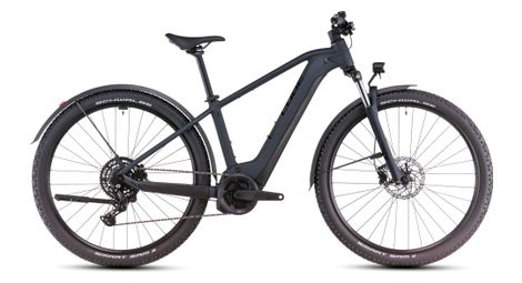 Cube reaction hybrid performance 500 allroad mtb eléctrica hardtail shimano cues 9s 500 wh 29'' negro noche 2025