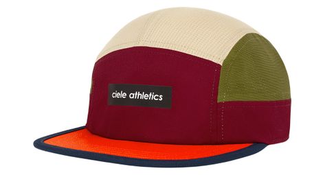 Casquette ciele gocap field iconic bar crimson red/terrain kaki