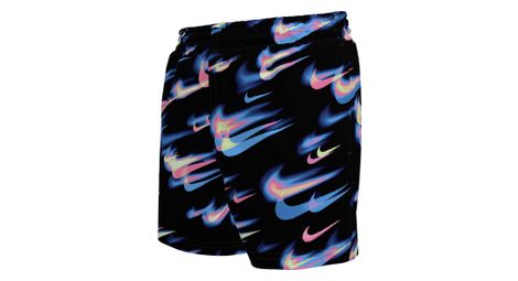 Costume da bagno Nike Swim Breaker Asteroid AOP Nero/Blu da ragazzo