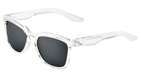 100% hudson brille transparent - schwarze verspiegelte linsen