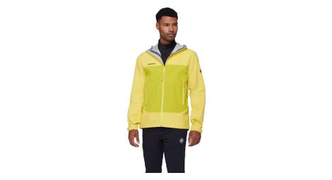 Mammut Crag Hooded Wasserdichte Jacke Gelb Herren