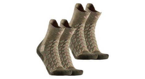 Chaussettes randonnée femme pour l'été. lot x 2 paires - trekking cool crew lady