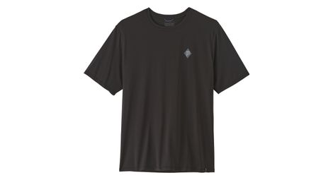 Camiseta técnica Patagonia Cap Cool Daily Hut Tripper negra para hombre
