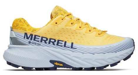Merrell agility peak 5 gore-tex giallo/blu scarpe da trail donna