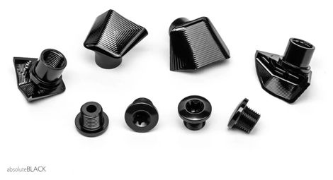 Absoluteblack schroefdeksels voor shimano dura-ace 9100 zwart