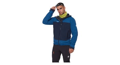 Mammut Crag Hooded Wasserdichte Jacke Blau Herren