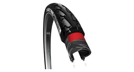 CST Pneu extérieur Trend 28 x 1.50 Noir avec lignes réfléchissantes