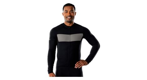 trek circuit ltd long sleeve jersey black