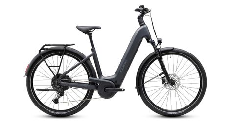 VTC Électrique Cube Touring Hybrid One 600 Easy Entry Shimano Cues 11V 600 Wh Bosch 75 Nm 700 mm Gris Cool 2027