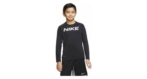 Nike pro kids long sleeve jersey black