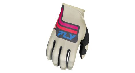 Gants Fly Racing Lite S.E. Vice Gris/Rose/Corail