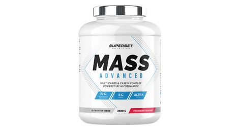 Mass Advanced (2,5kg) - Superset Nutrition - Fraise Yogourt - Gainers