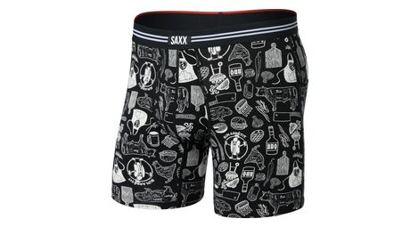 Boxer Saxx Vibe Xtra Soft Comfort Brief Fly Nero Uomo