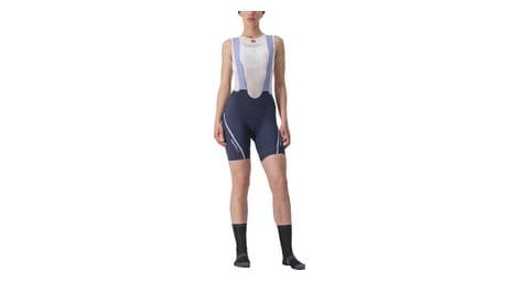 Kurze damen-radhose castelli velocissima 3 blau