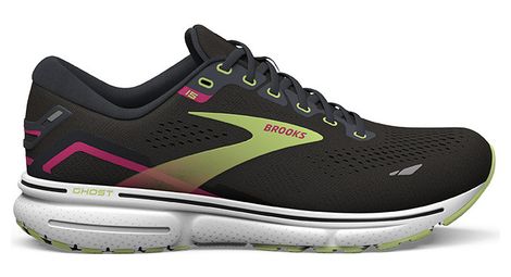 Brooks ghost 15 scarpe da corsa nero verde rosa donna 40.1/2