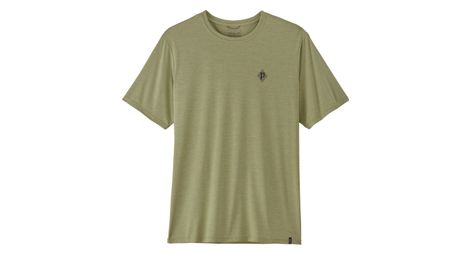 Camiseta técnica Patagonia Cap Cool Daily Hut Tripper verde para hombre