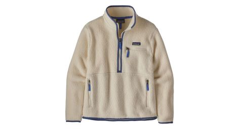 Polaire patagonia retro pile marsupial beige femme
