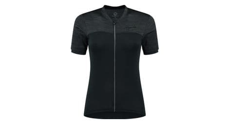 Maillot manches courtes velo rogelli melange - femme