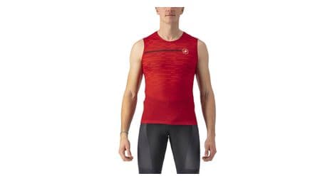 Castelli insider sleeveless jersey red