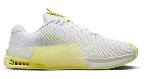 Chaussures de Cross Training Femme Nike Metcon 9 Blanc Jaune