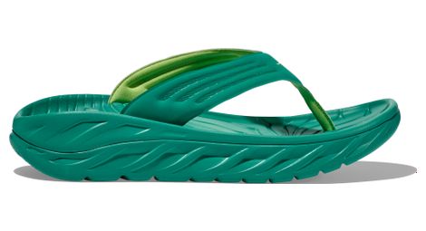 Hoka one one ora recovery flip-schuhe grün gelb herren